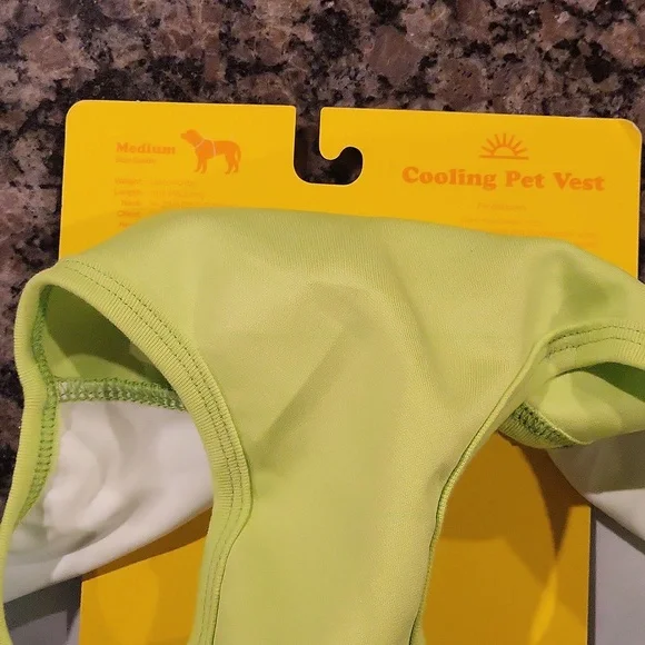 Sun Squad Cooling Pet VEst MEDIUM size zippered add water for cooling new w tags - Picture 6 of 8